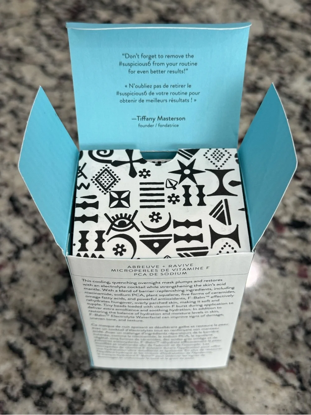Drunk Elephant F-Balm Electrolyte Waterfacial Masque New in box!